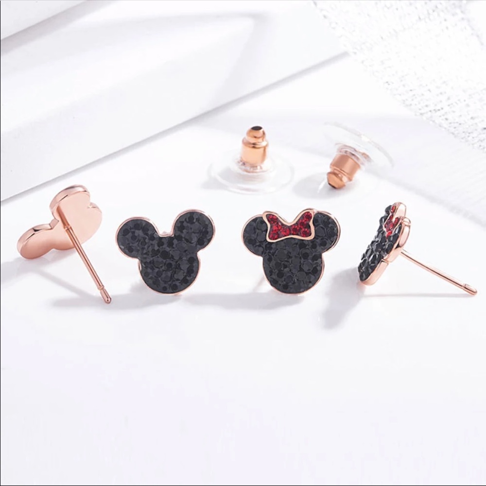 MINNIE MOUSE Stud Earrings Titanium Stainless Steel - Picture 3 of 5